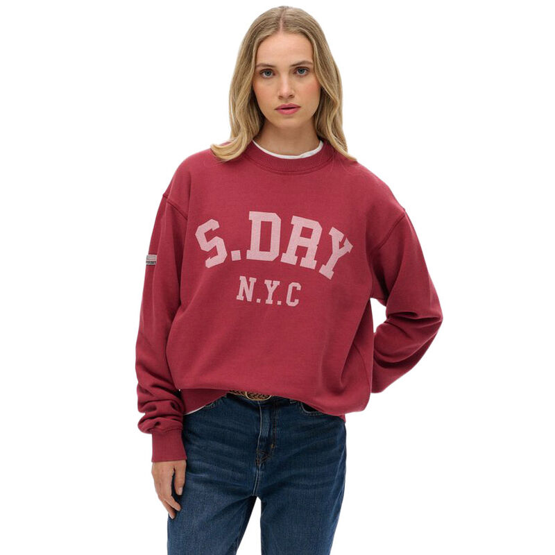 Superdry Athletic Essentials Slouchy Crew Sweatshirt image number 0